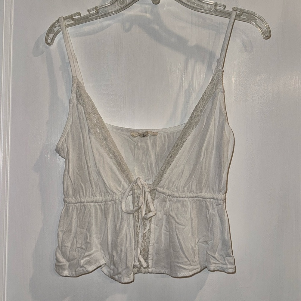 PacSun LA Hearts Tie Front Tank